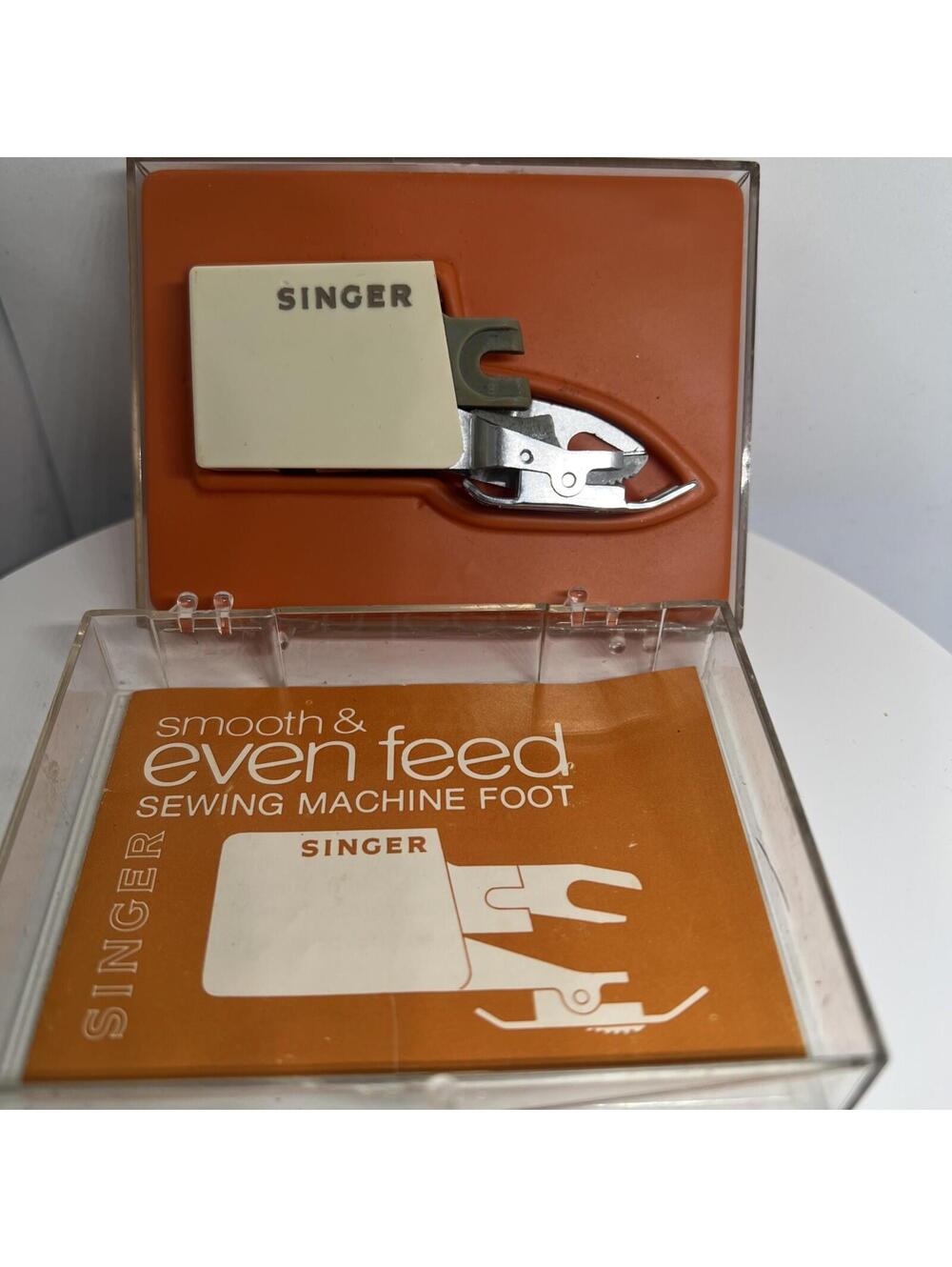 Vintage SINGER Style C-400 Smooth & Even Feed Sewing Machine Foot  Seamstress